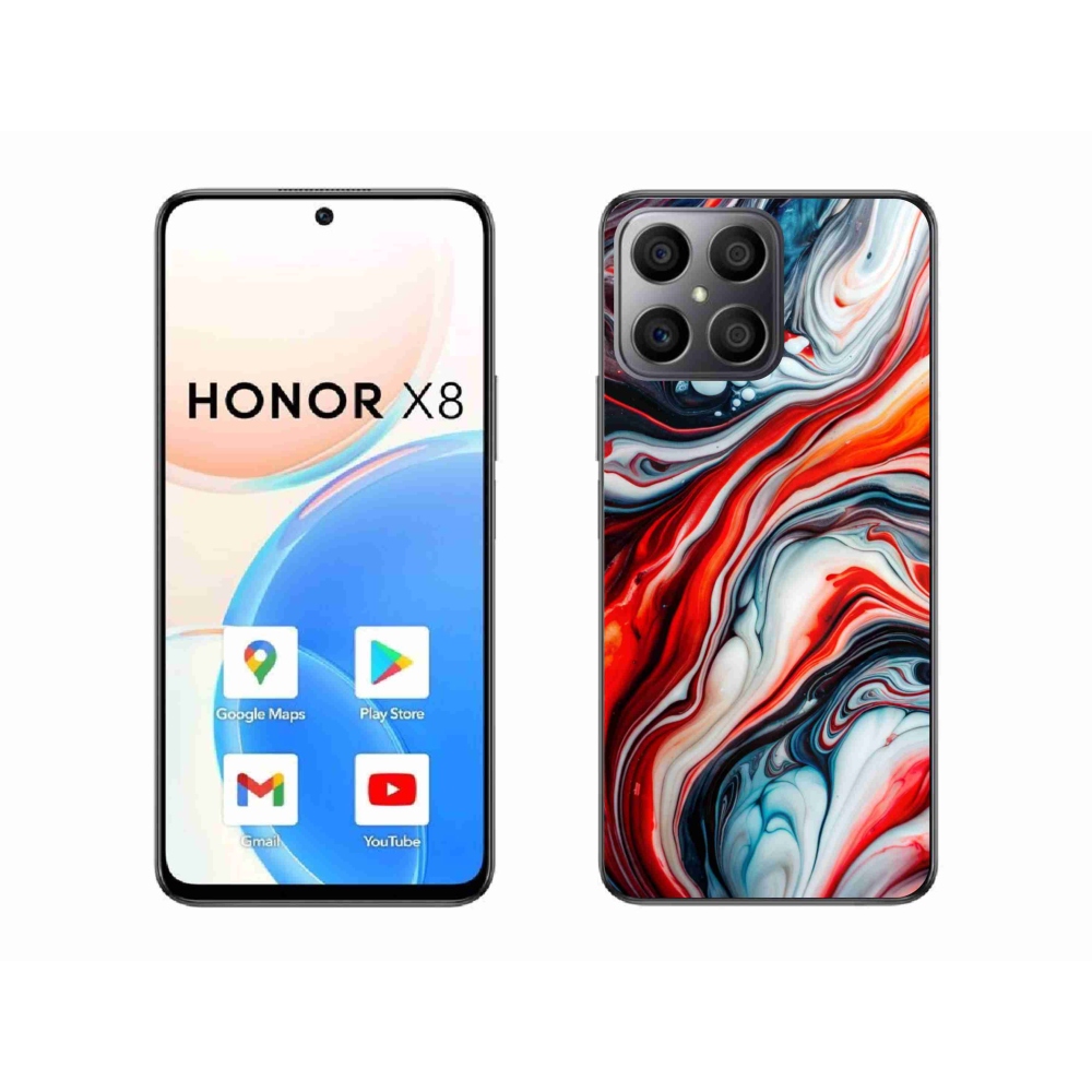 Gelový kryt mmCase na Honor X8 - abstraktní motiv 63