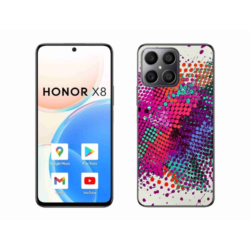 Gelový kryt mmCase na Honor X8 - abstraktní motiv 65