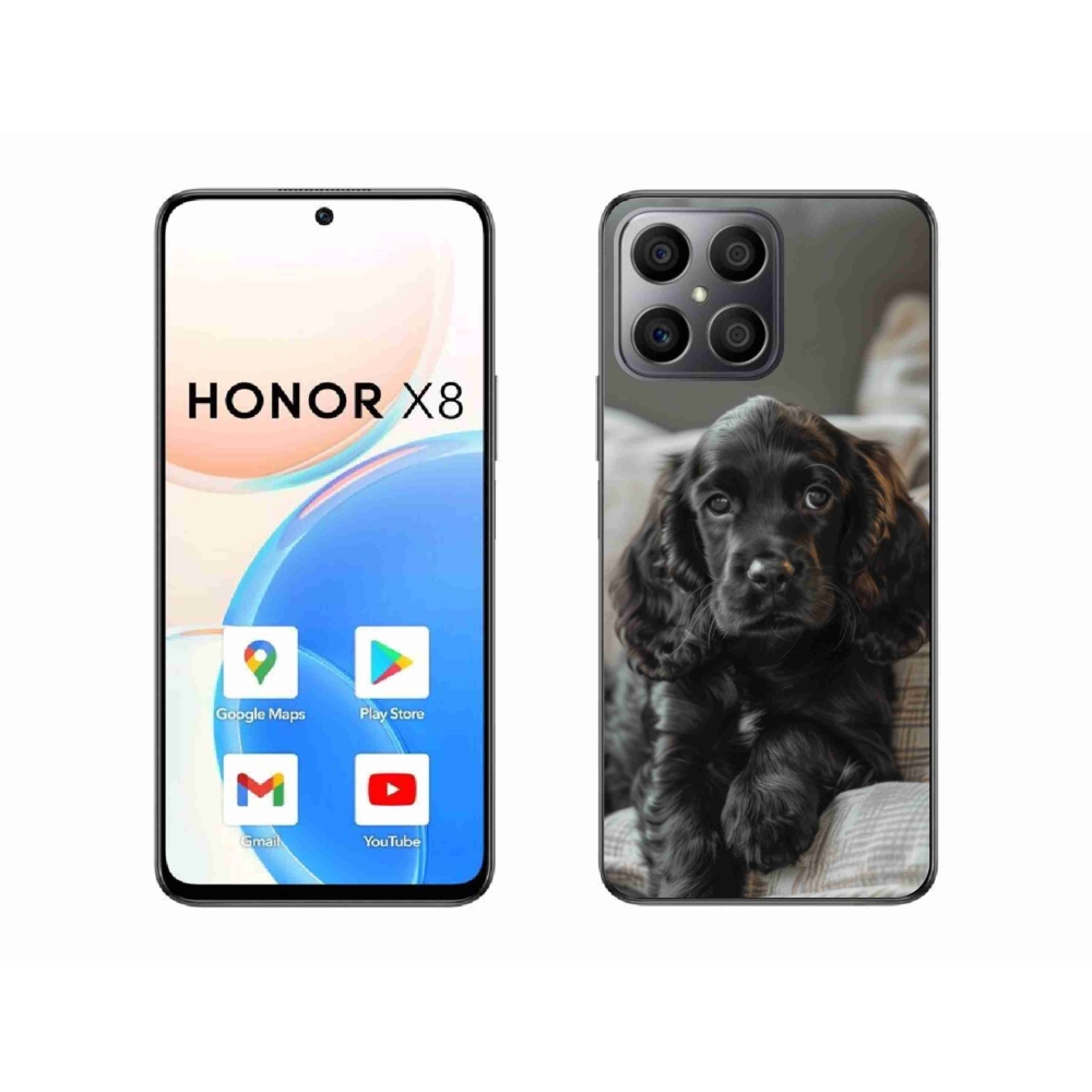 Gelový kryt mmCase na Honor X8 - anglický kokršpaněl