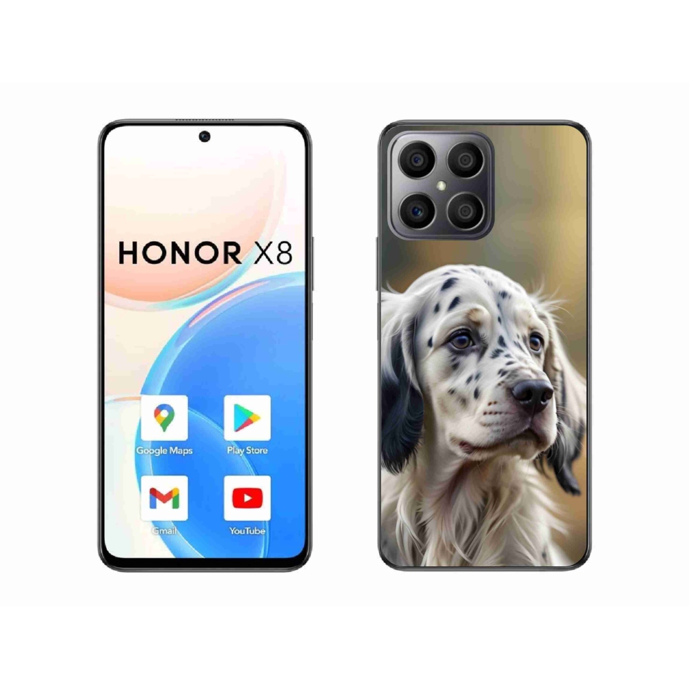 Gelový kryt mmCase na Honor X8 - anglický setr