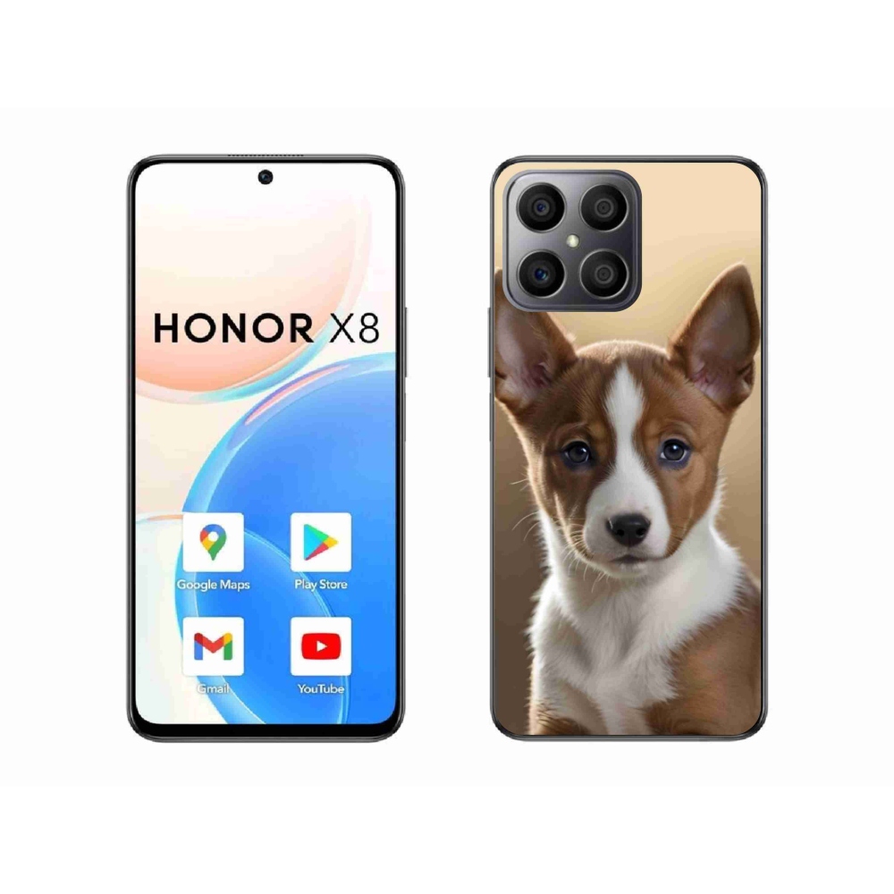 Gelový kryt mmCase na Honor X8 - basenji