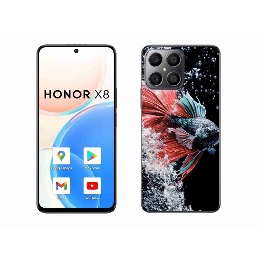 Gelový kryt mmCase na Honor X8 - bojovnice pestrá