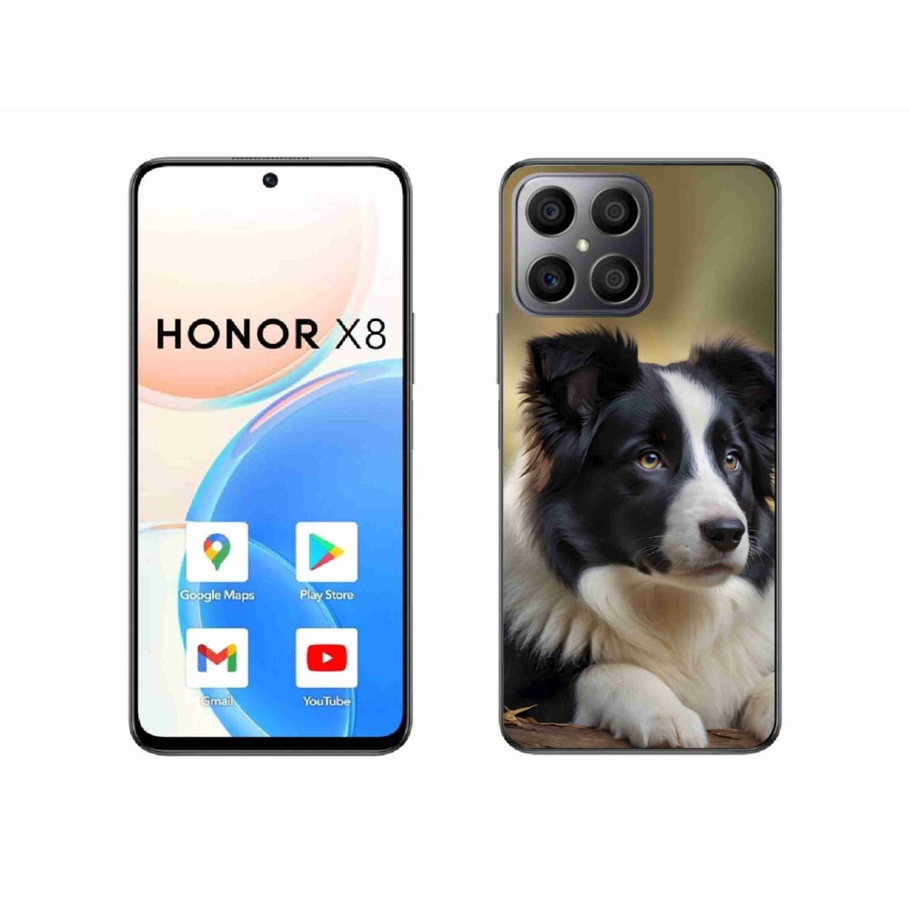 Gelový kryt mmCase na Honor X8 - border kolie 2