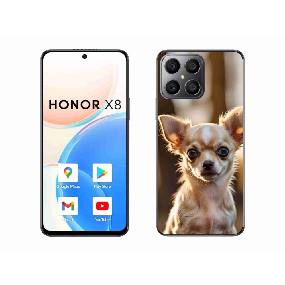 Gelový kryt mmCase na Honor X8 - čivava 6