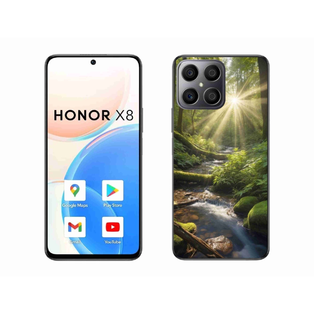Gelový kryt mmCase na Honor X8 - hlubina lesa