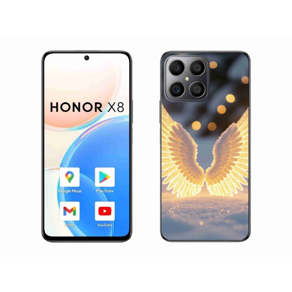 Gelový kryt mmCase na Honor X8 - křídla