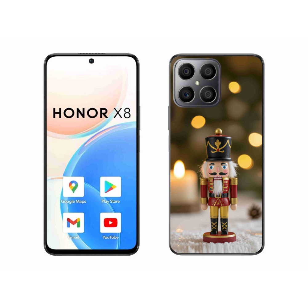 Gelový kryt mmCase na Honor X8 - louskáček