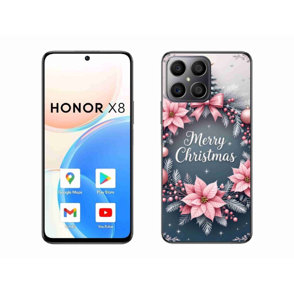 Gelový kryt mmCase na Honor X8 - merry christmas