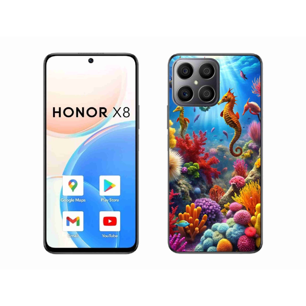 Gelový kryt mmCase na Honor X8 - mořský svět 3