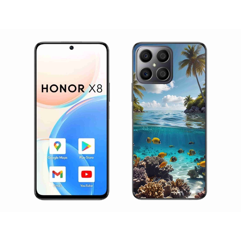 Gelový kryt mmCase na Honor X8 - mořský svět 4