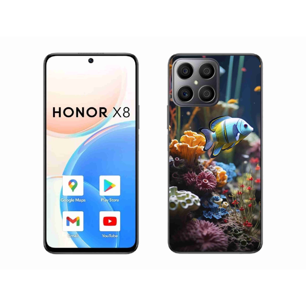 Gelový kryt mmCase na Honor X8 - mořský svět 5