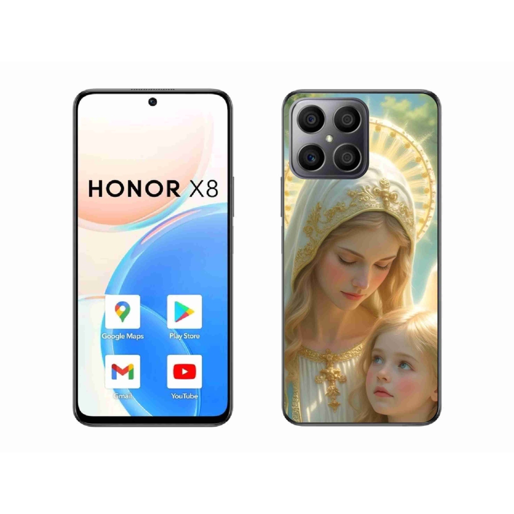 Gelový kryt mmCase na Honor X8 - náboženský motiv 2