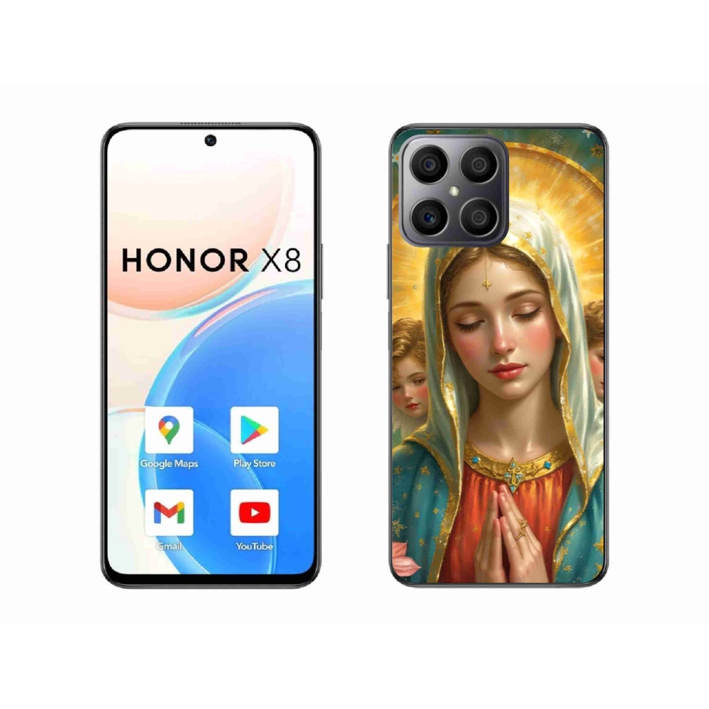 Gelový kryt mmCase na Honor X8 - náboženský motiv 3