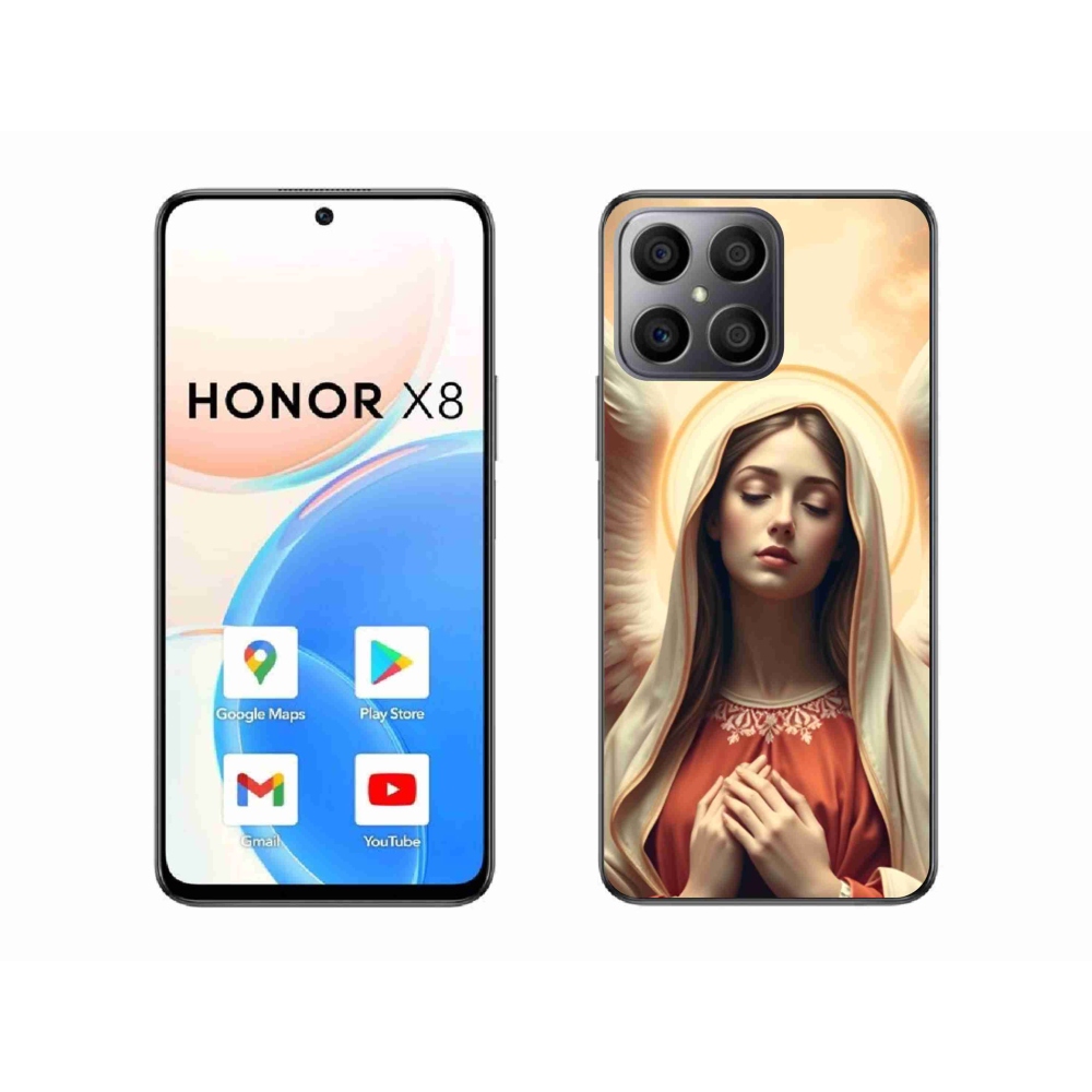 Gelový kryt mmCase na Honor X8 - náboženský motiv
