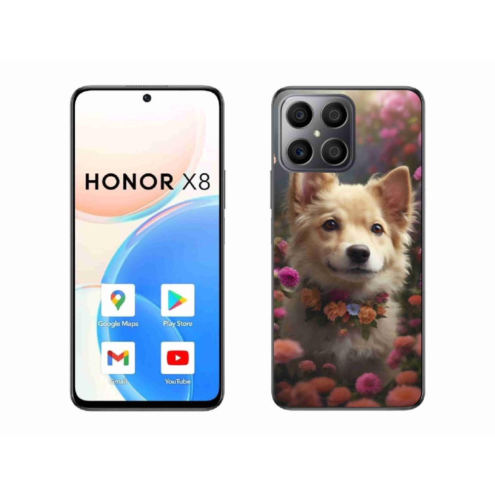 Gelový kryt mmCase na Honor X8 - německý špic