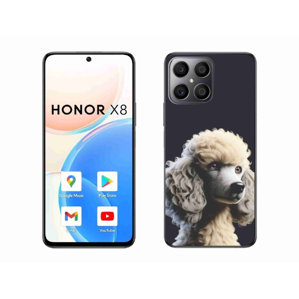 Gelový kryt mmCase na Honor X8 - pudl