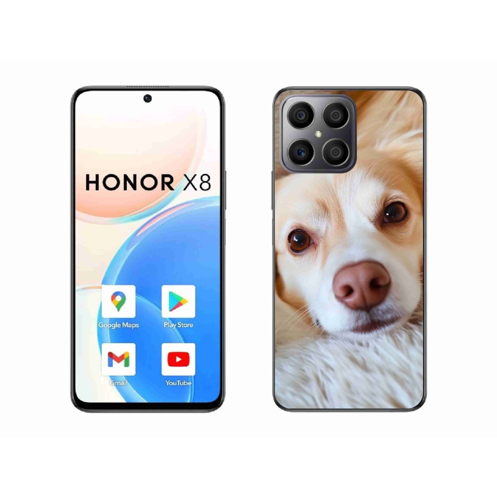 Gelový kryt mmCase na Honor X8 - Roztomilá čivava