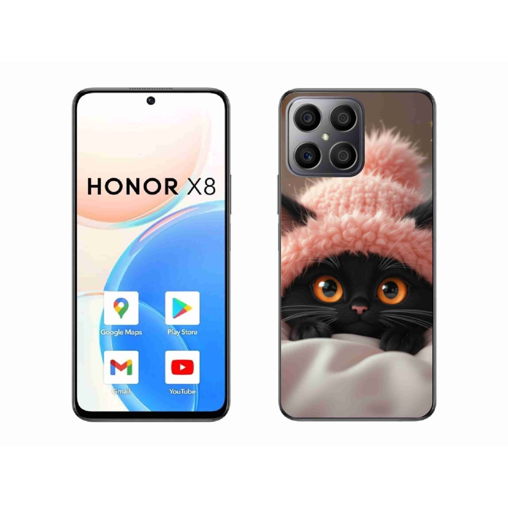 Gelový kryt mmCase na Honor X8 - roztomilé kotě 7