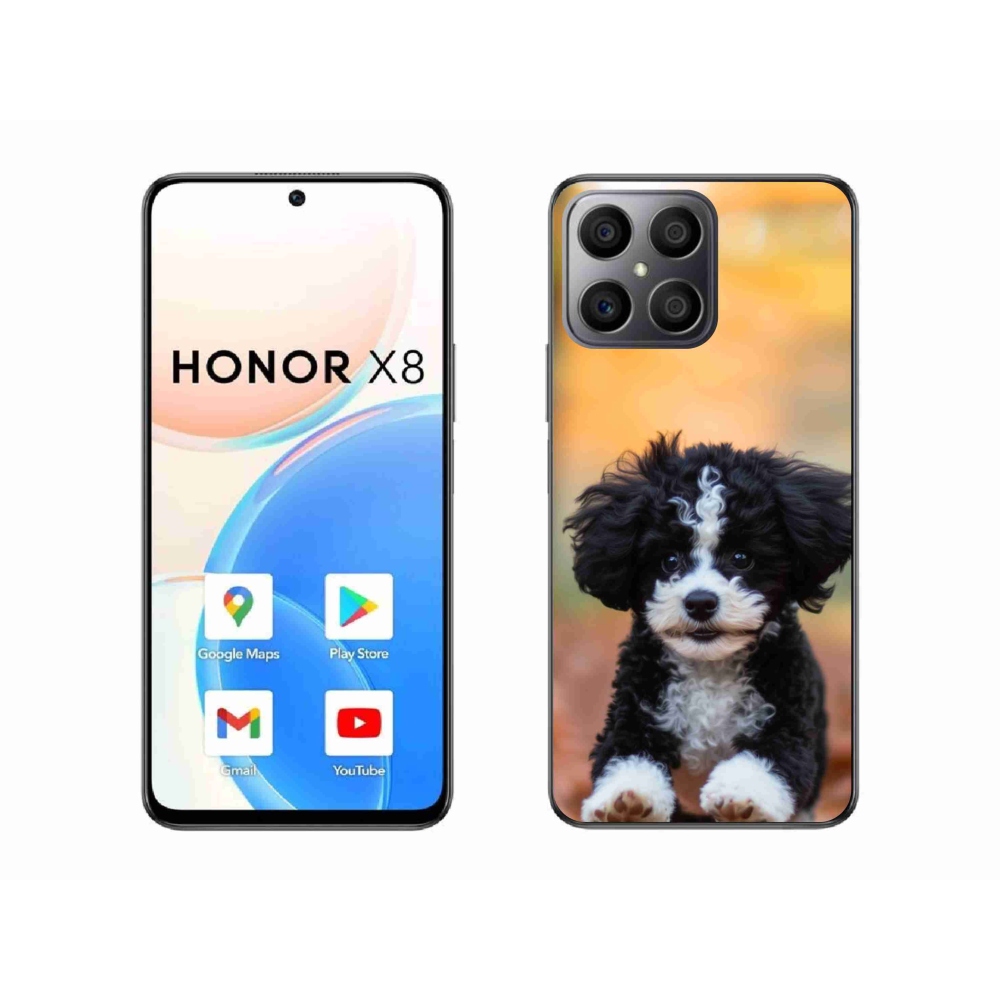 Gelový kryt mmCase na Honor X8 - roztomilé štěně 2