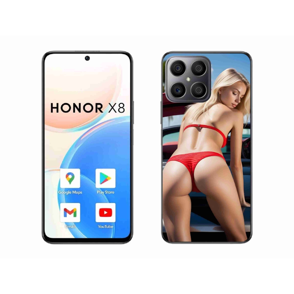 Gelový kryt mmCase na Honor X8 - sexy žena 2
