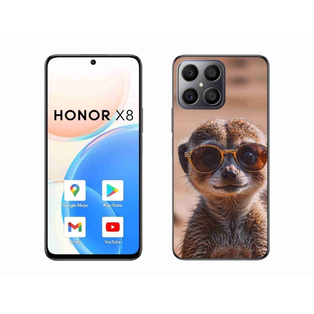 Gelový kryt mmCase na Honor X8 - stylová surikata