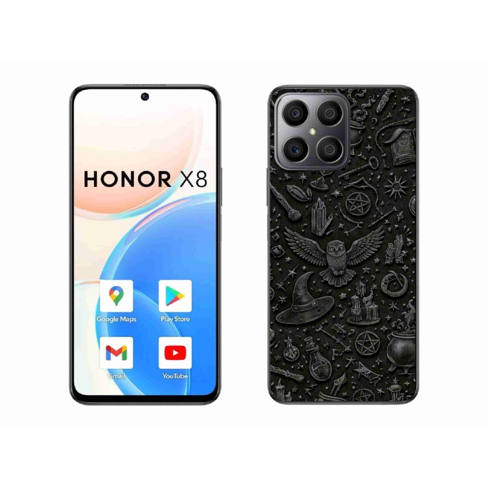 Gelový kryt mmCase na Honor X8 - tmavý magický svět