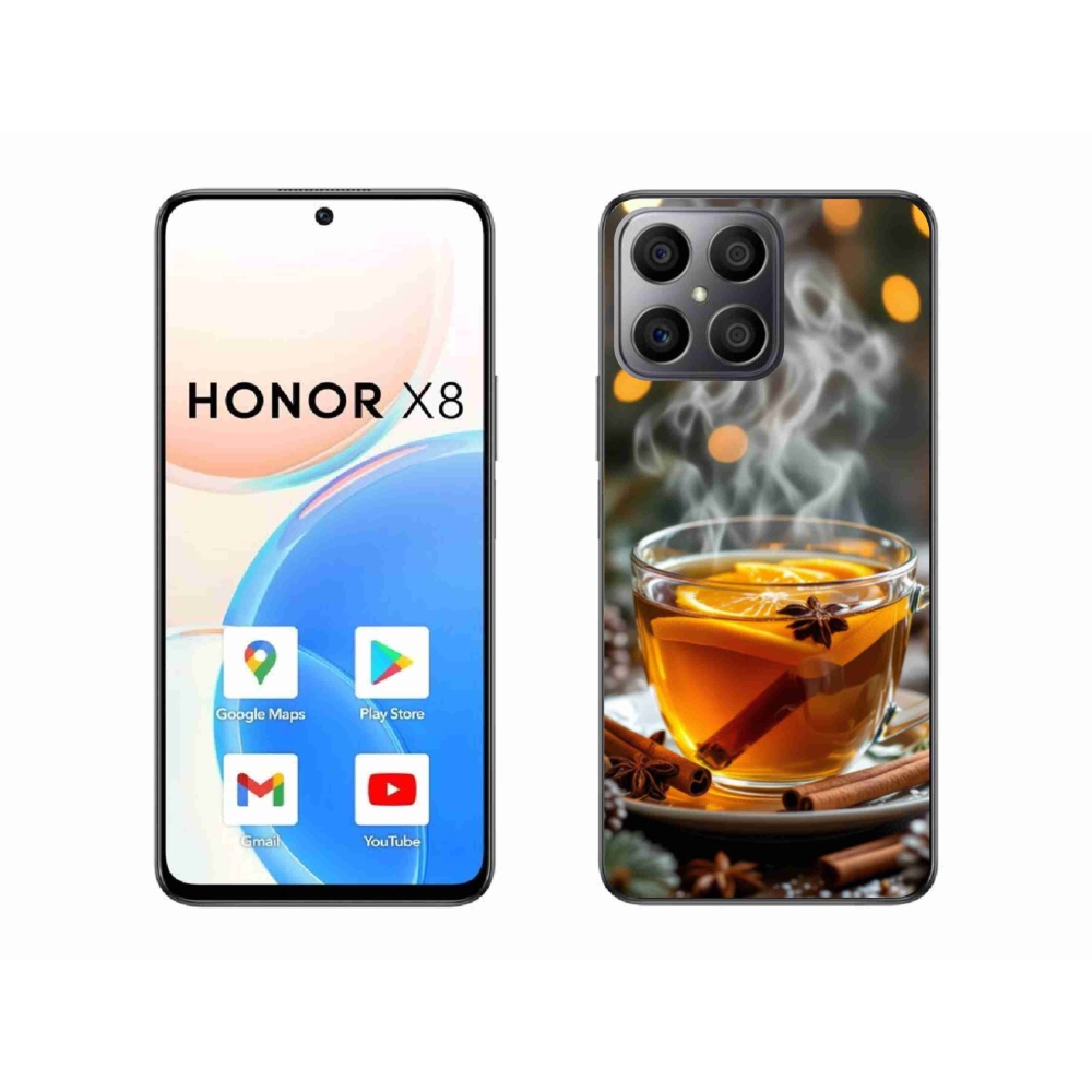 Gelový kryt mmCase na Honor X8 - vánoční punč