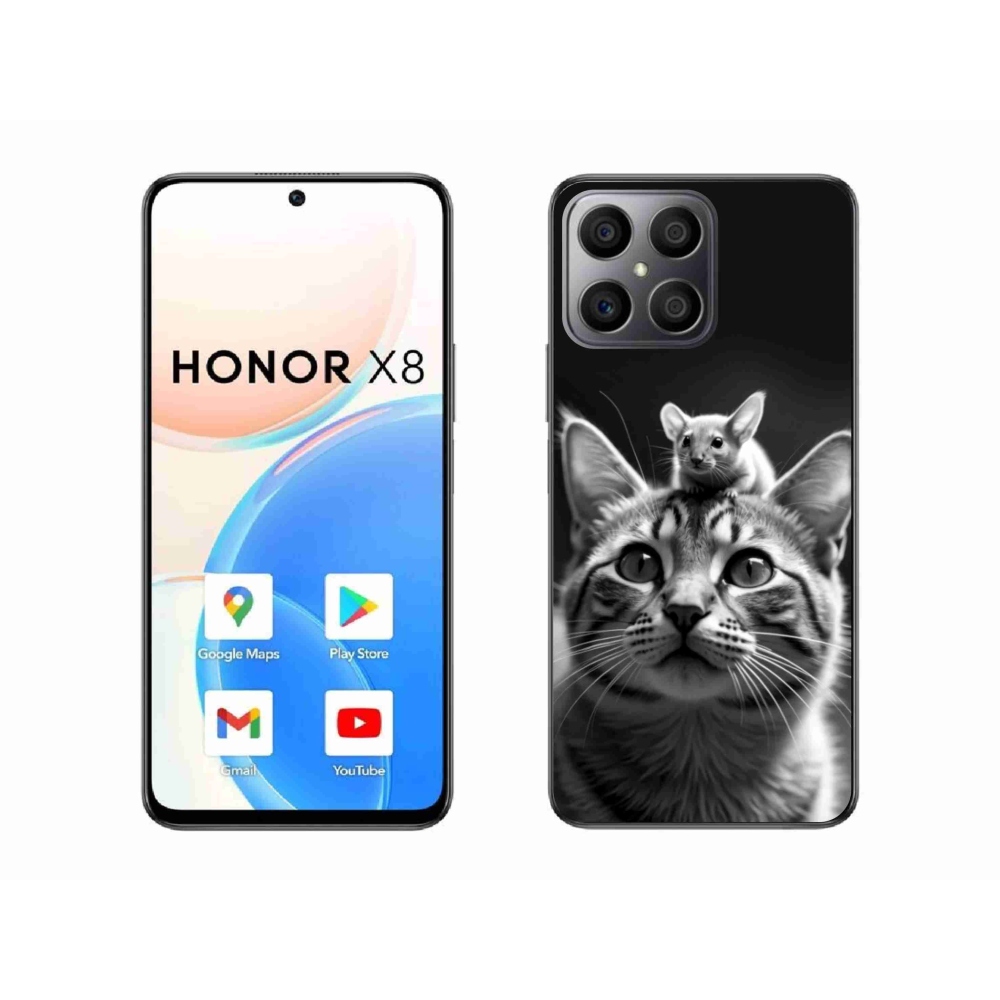 Gelový kryt mmCase na Honor X8 - zvířecí přátelství 2