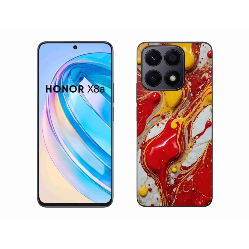 Gelový kryt mmCase na Honor X8a - abstraktní motiv 42