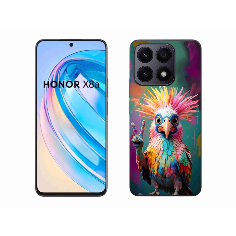 Gelový kryt mmCase na Honor X8a - barevný rebel