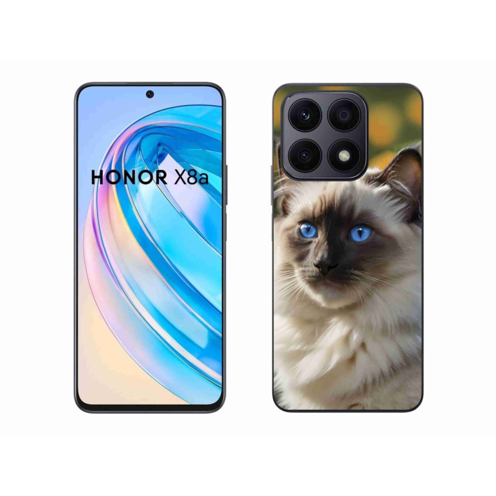 Gelový kryt mmCase na Honor X8a - bílý ragdoll