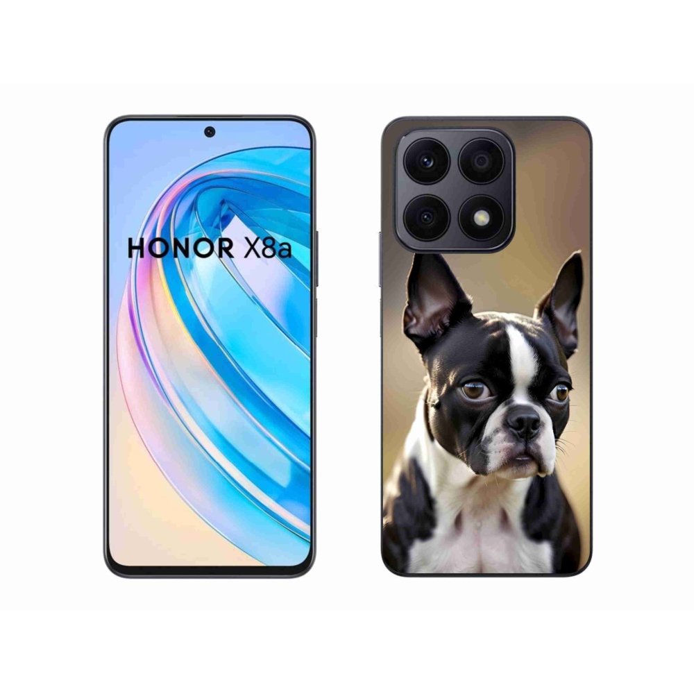 Gelový kryt mmCase na Honor X8a - bostonský teriér