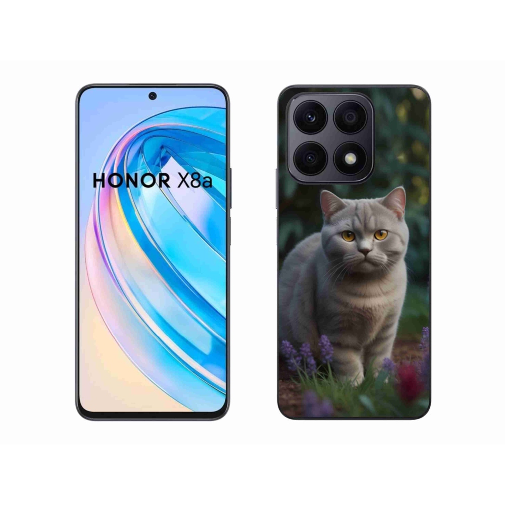 Gelový kryt mmCase na Honor X8a - britská kočka
