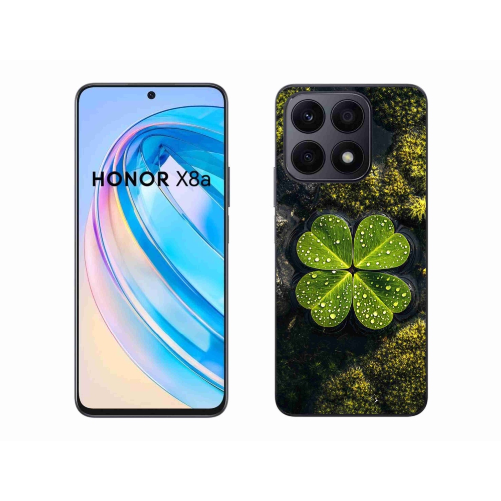 Gelový kryt mmCase na Honor X8a - čtyřlístek