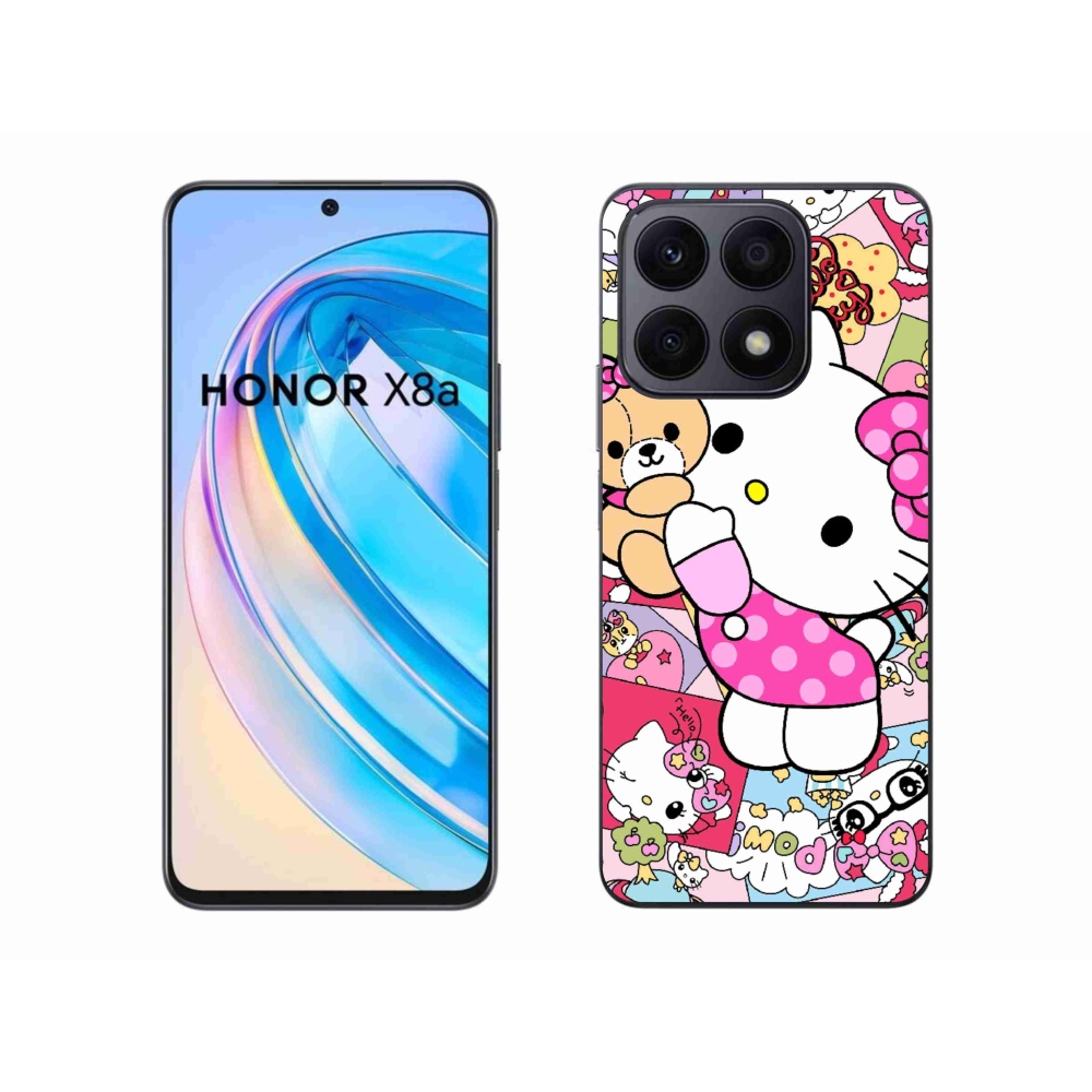 Gelový kryt mmCase na Honor X8a - cute kitty