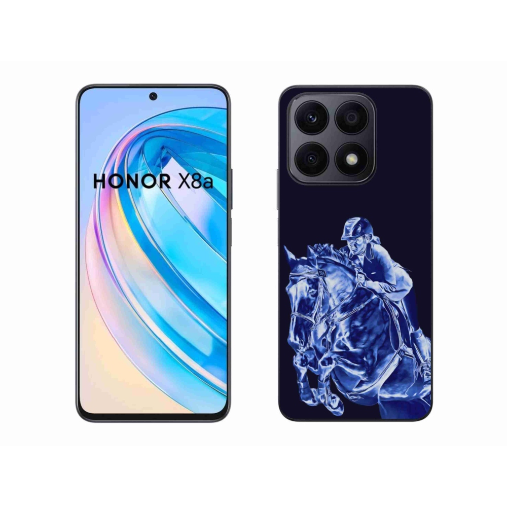 Gelový kryt mmCase na Honor X8a - dostihový kůň