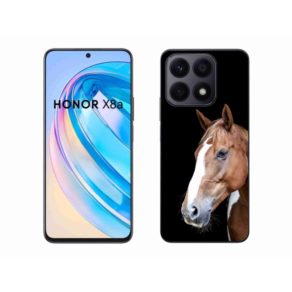 Gelový kryt mmCase na Honor X8a - hnědý kůň 3