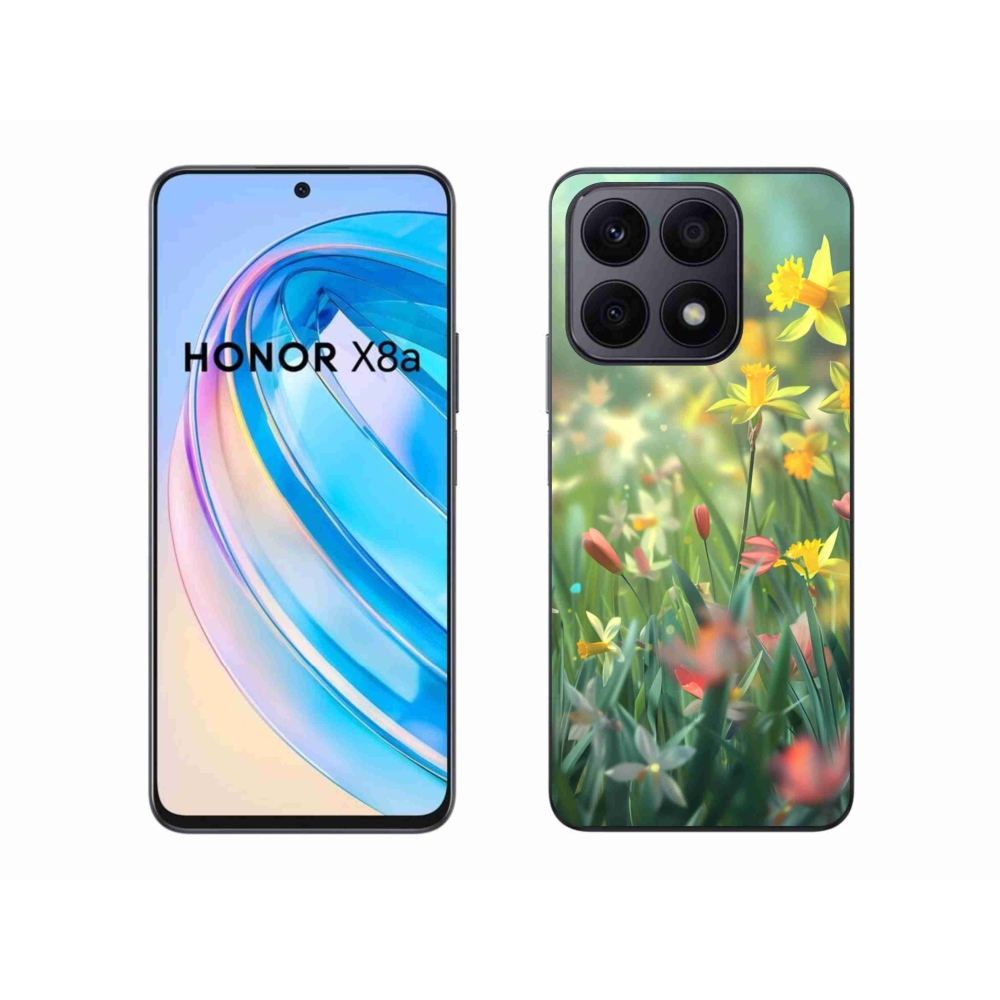 Gelový kryt mmCase na Honor X8a - jarní květy