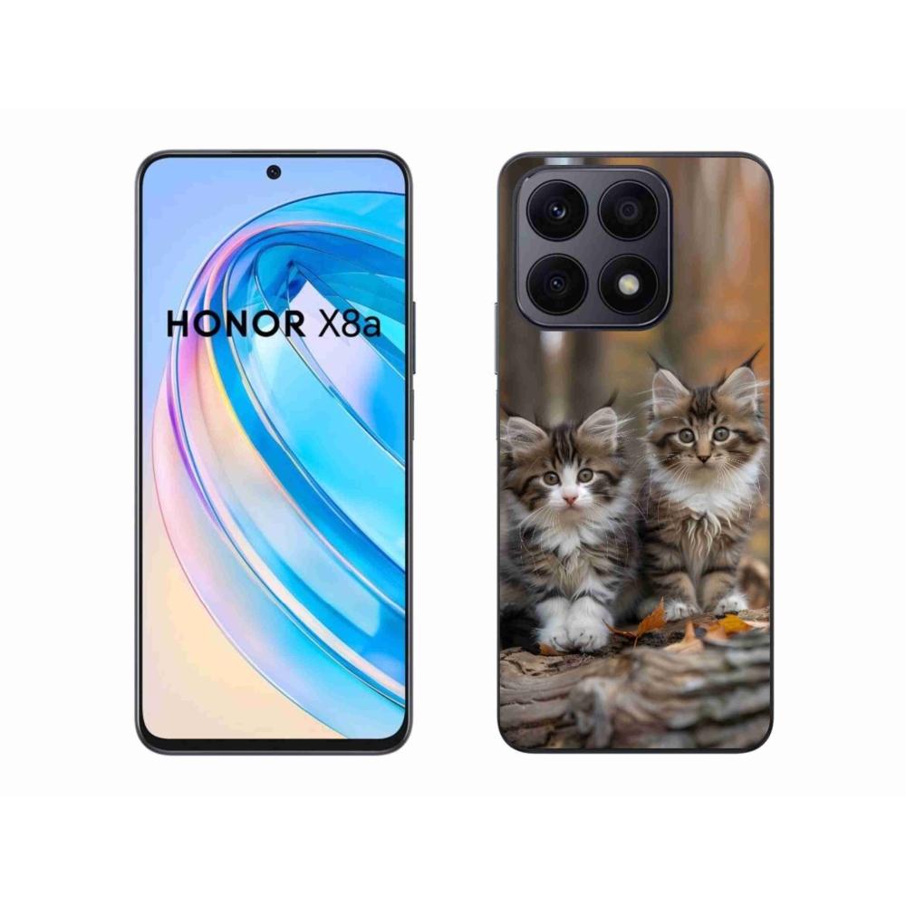 Gelový kryt mmCase na Honor X8a - kočičí duo 3