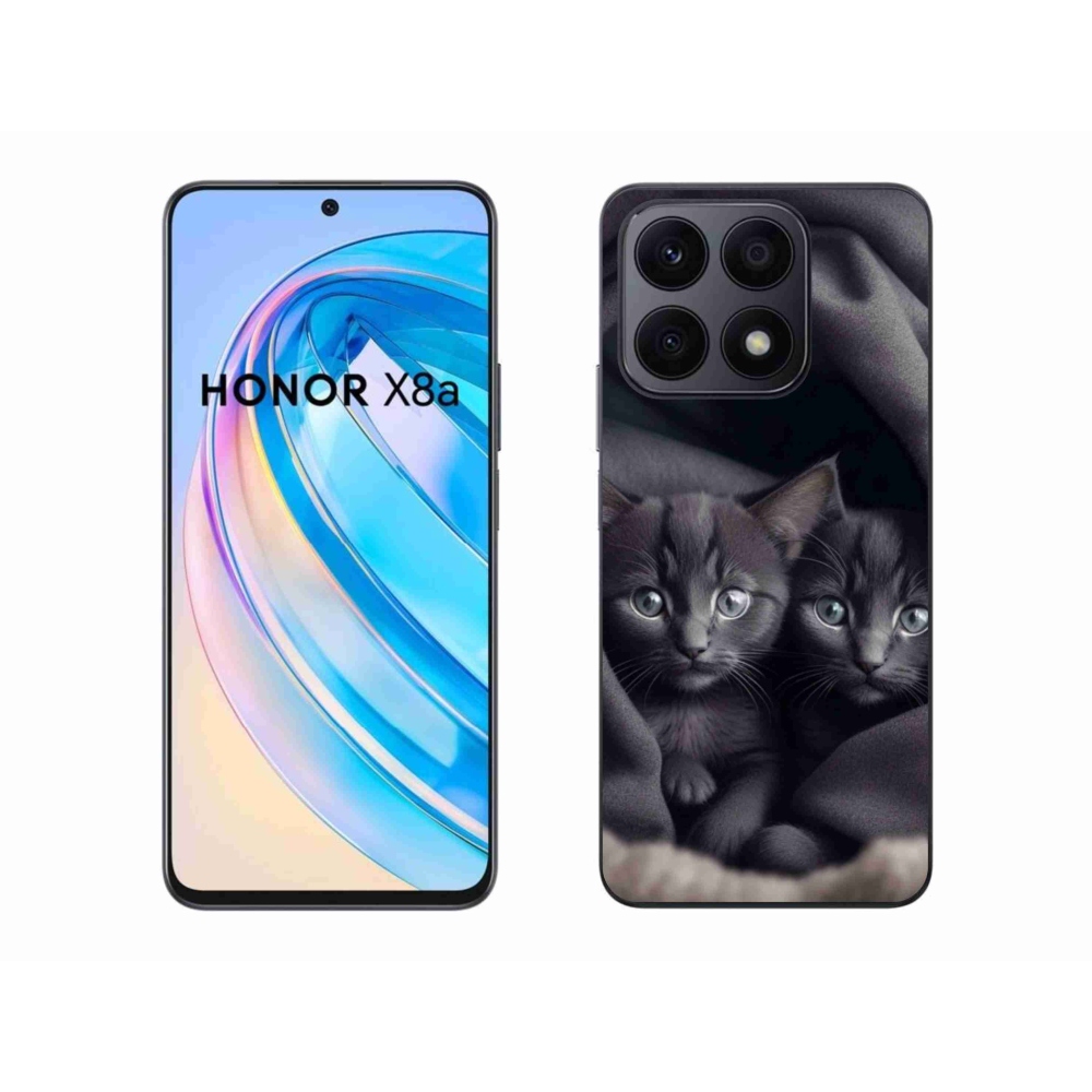 Gelový kryt mmCase na Honor X8a - kočičí duo