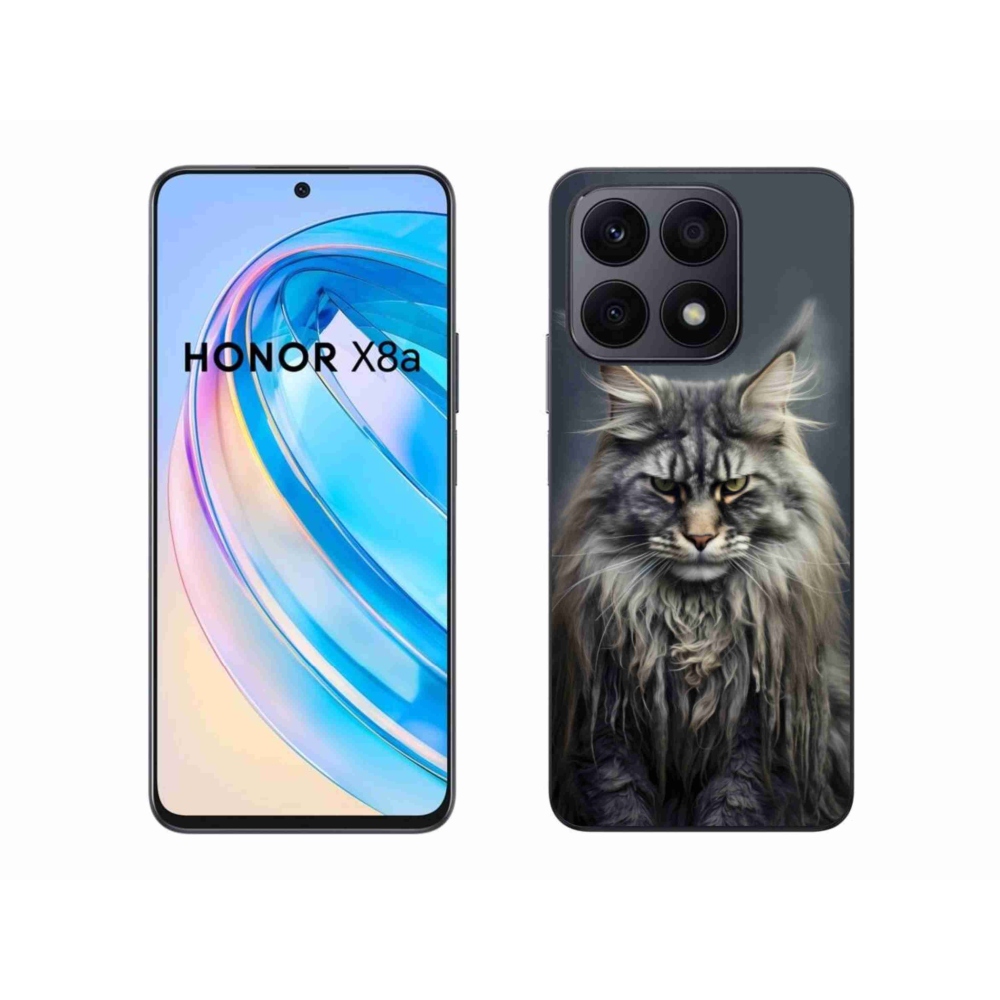 Gelový kryt mmCase na Honor X8a - kočíčí pohled 4