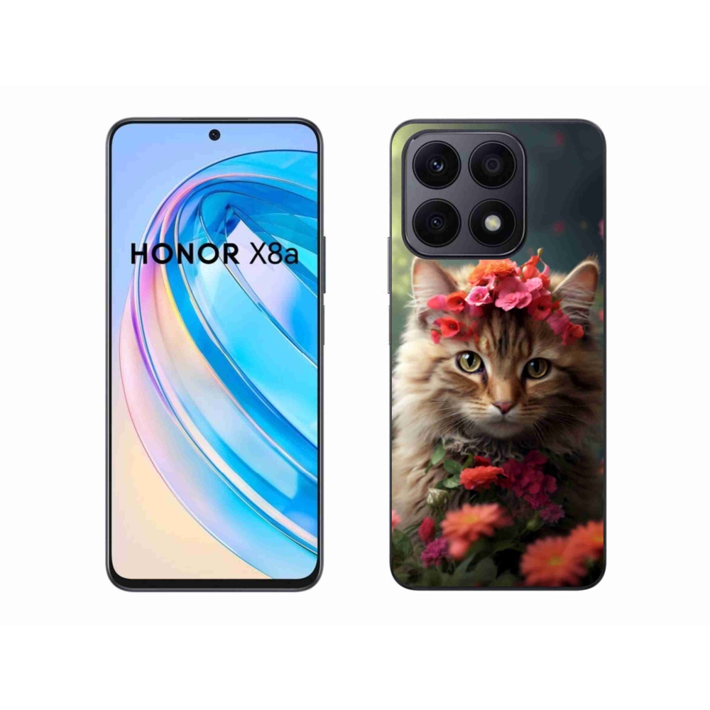 Gelový kryt mmCase na Honor X8a - kočíčí princezna