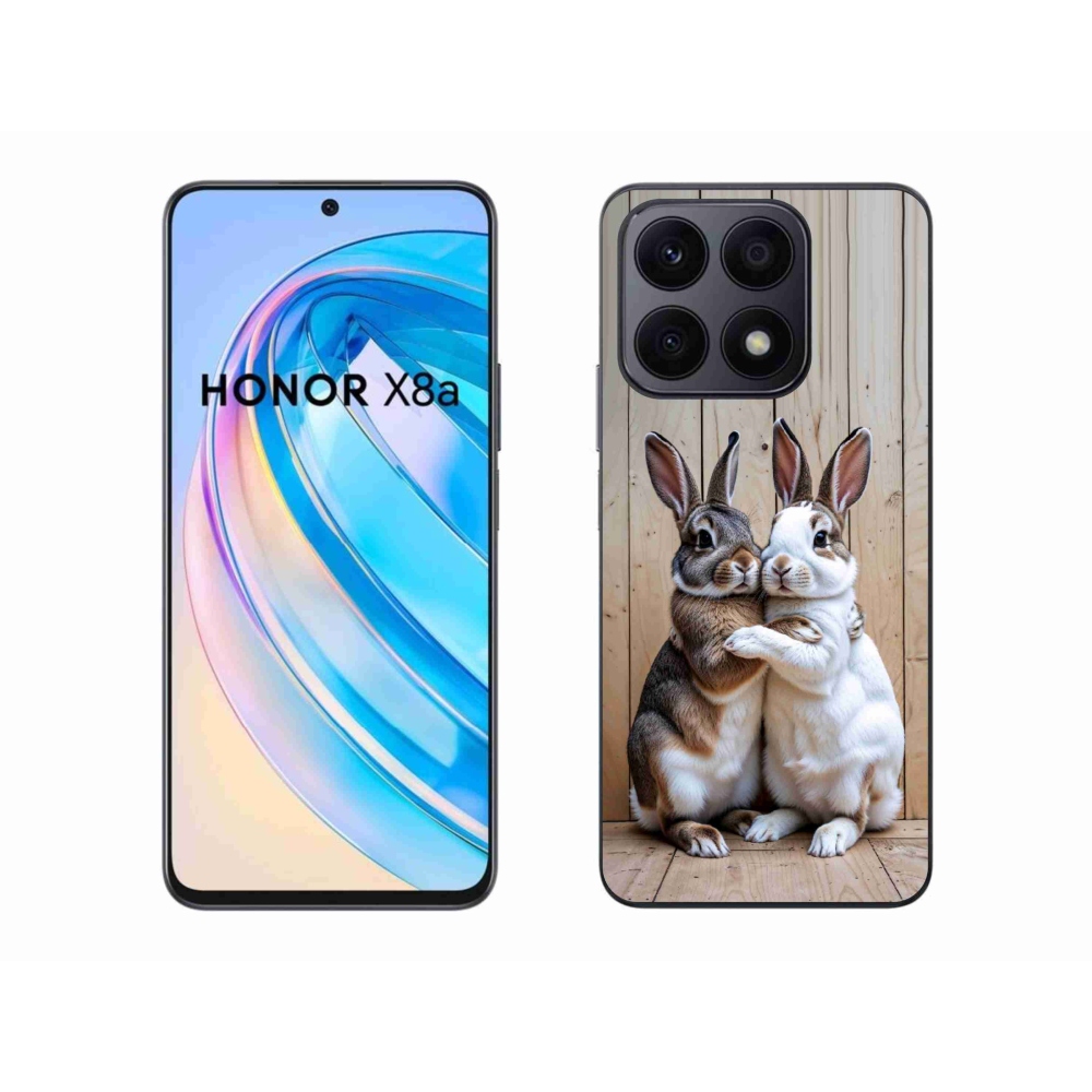 Gelový kryt mmCase na Honor X8a - králičí pár