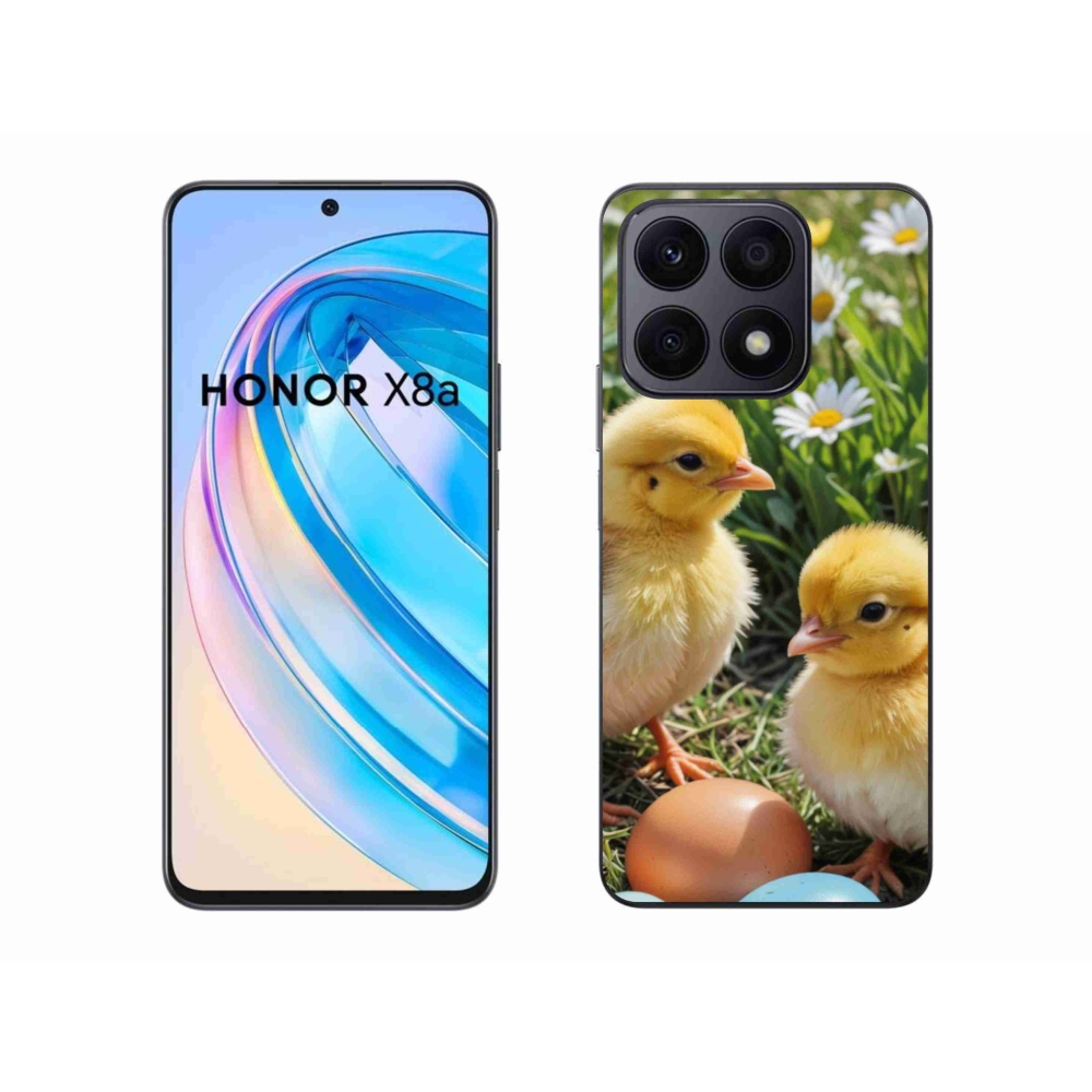Gelový kryt mmCase na Honor X8a - kuřátka