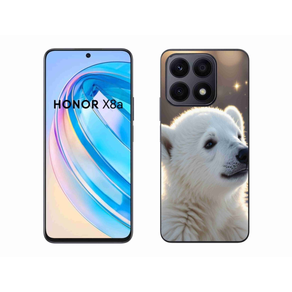 Gelový kryt mmCase na Honor X8a - lední medvěd