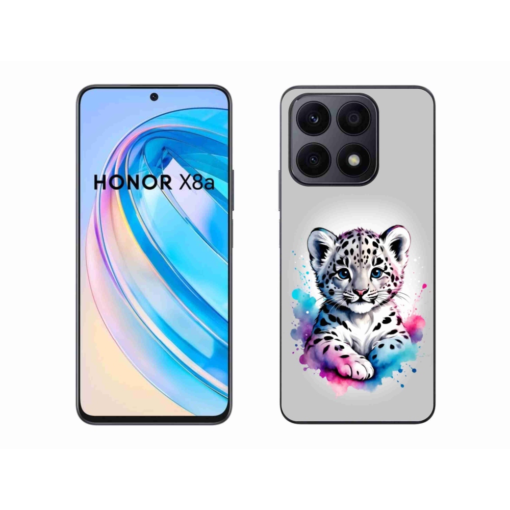Gelový kryt mmCase na Honor X8a - levhartí mládě