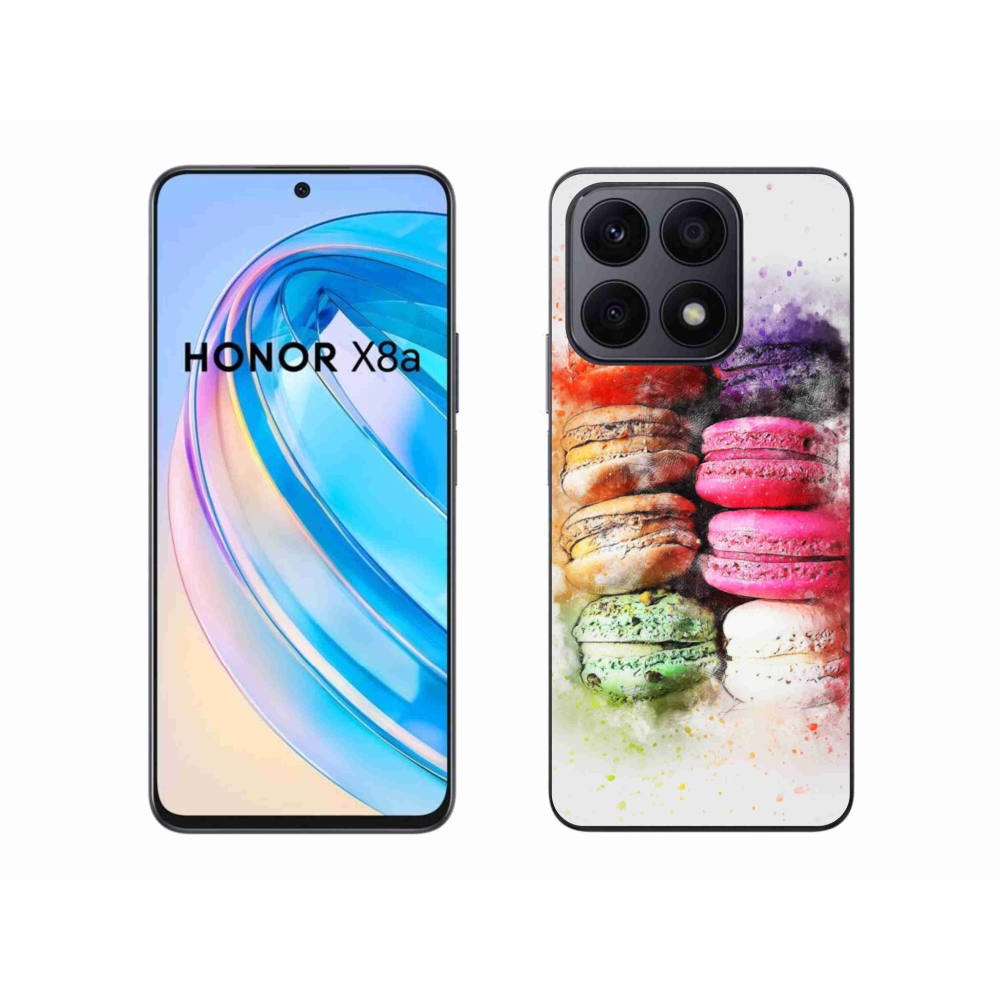 Gelový kryt mmCase na Honor X8a - makrónky