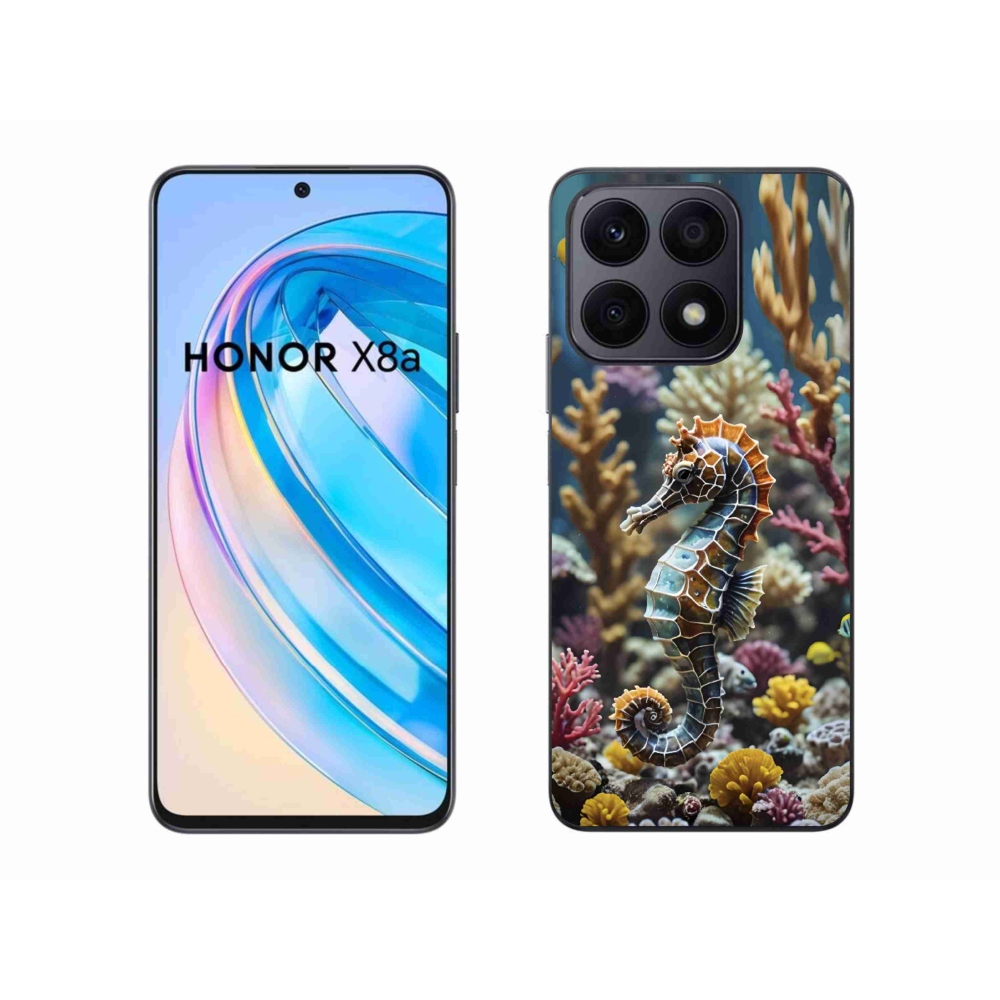 Gelový kryt mmCase na Honor X8a - mořský koník 2