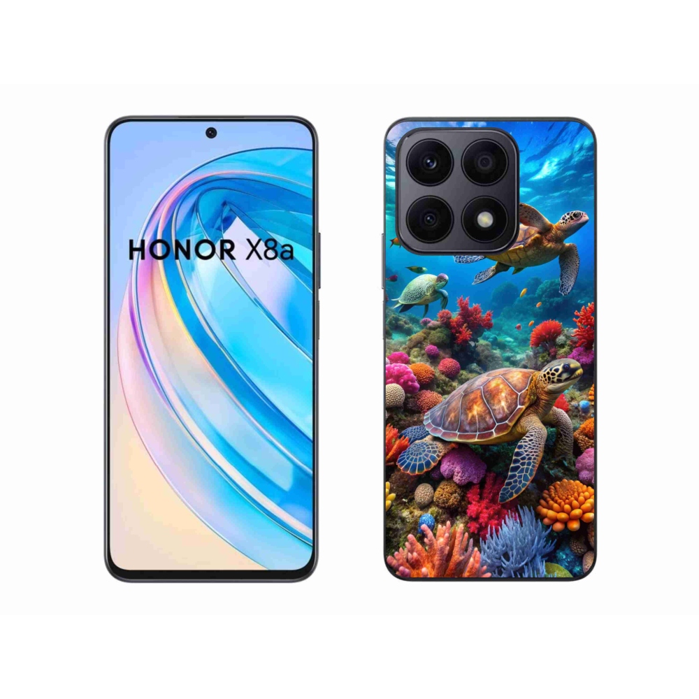 Gelový kryt mmCase na Honor X8a - mořský svět 2