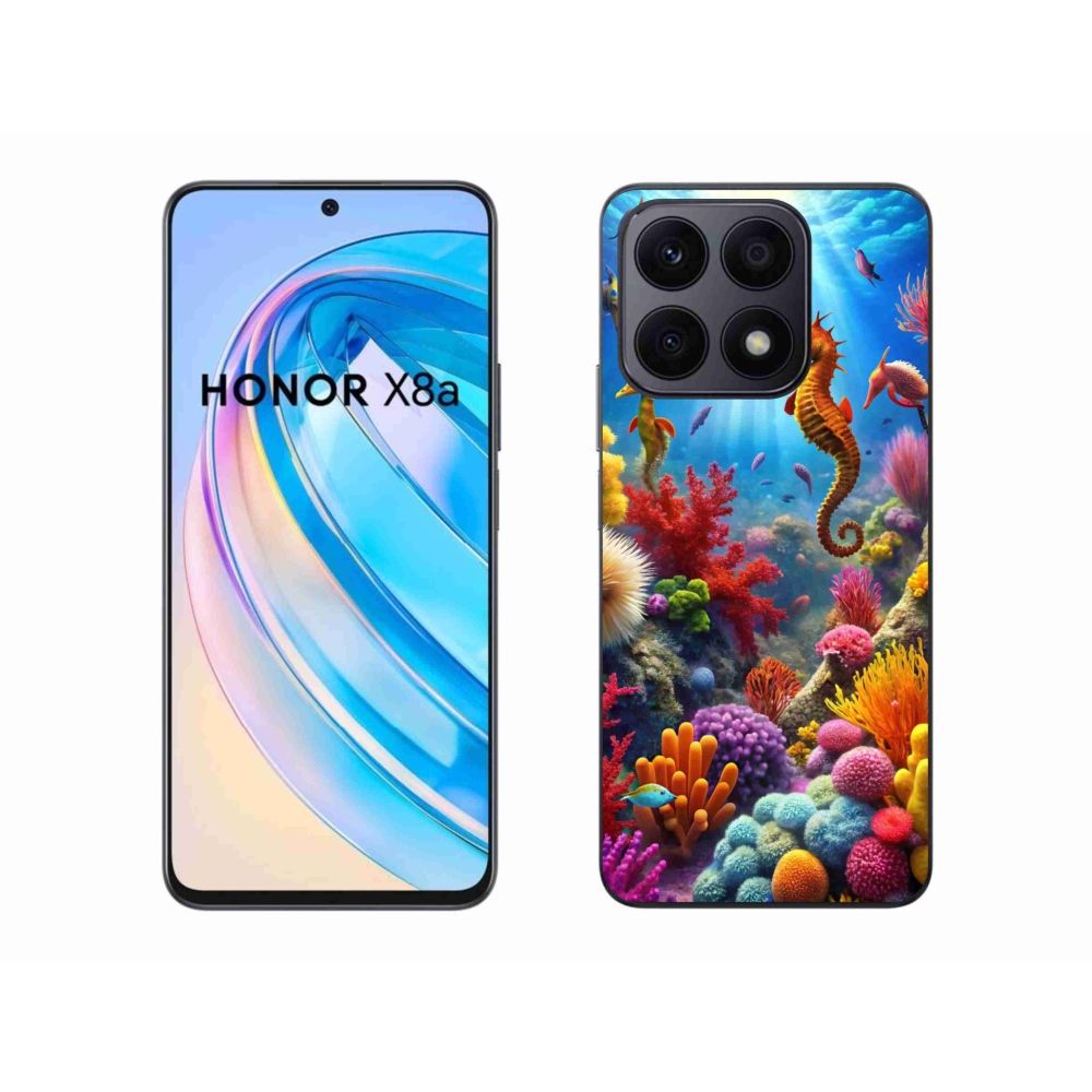 Gelový kryt mmCase na Honor X8a - mořský svět 3